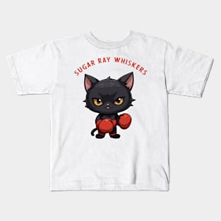 sugar ray boxing cat Kids T-Shirt